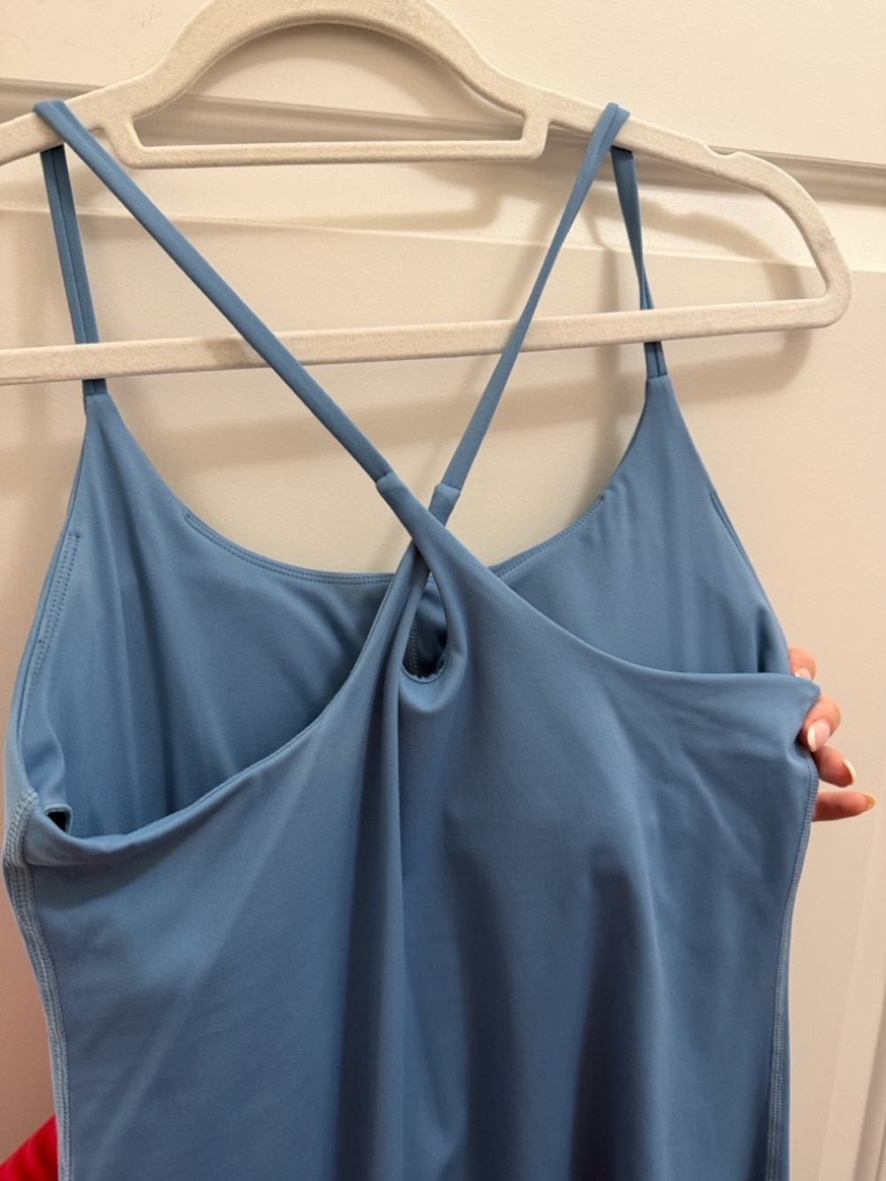 HALARA Sky Blue Tennis Dress with Built-In Shorts - Picture 4 of 7